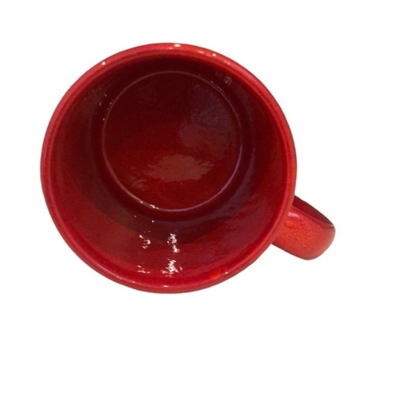 Waechtersbach Christmas Holiday Solid Red Ceramic Pottery Coffee Mug - Picture 4 of 4